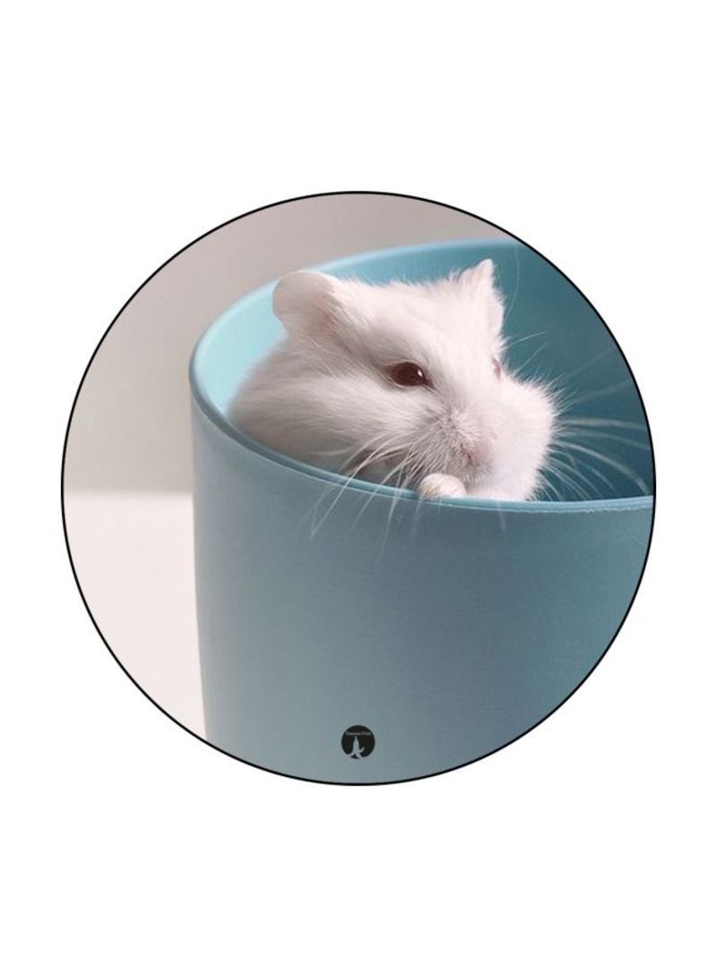 RKN Hamster Printed Mouse Pad  Blue/White