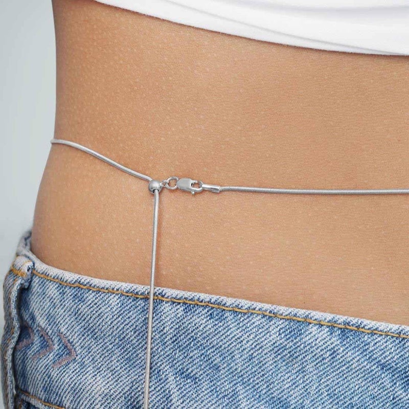Zavya 925 Sterling Silver Waist Chain | Majestic Women Waist Chain | With Certificate of Authenticity and 925 Hallmark - Image 3