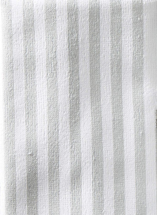 DII Cleaning Collection Microfiber Set, Dishcloth and Dishtowel Set, Gray Stripe, 8 Piece - Image 3