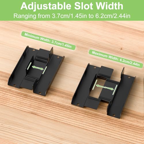 Bedycoon Universal Mini PC Desk Stand for Dell HP Lenovo Adjustable Vertical Desk Stand for Dell OptiPlex MFF 7050 7060 Lenovo ThinkCentre M910Q M700 HP EliteDesk 800 Mini PC Desk Mount Holder - Image 3