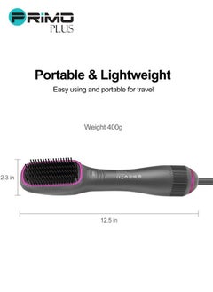 PRIMO PLUS 3 in 1 Hair Drying and Styling Brush 1200W with 3 Heat Settings and 2 Speeds for Complete Hair Care  - Image 2