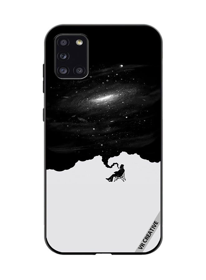 VR CREATIVE Protective Case Cover For Samsung Galaxy A31 Galaxy Abstract Black White Design Multicolour - Image 1