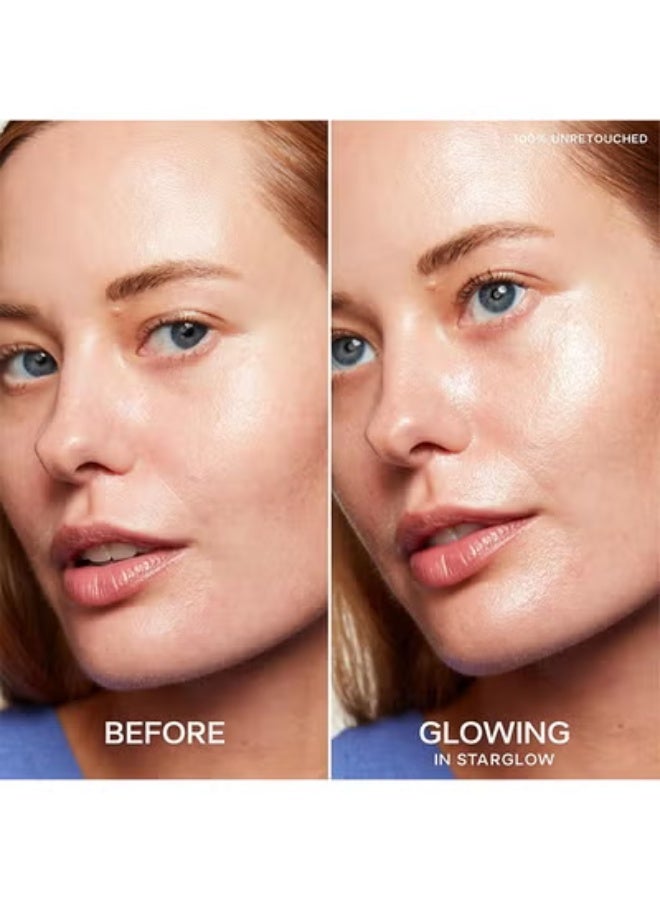 Saie Mini Glowy Super Gel Lightweight Illuminator 15ml - Luminizer + Makeup Primer For Glowing Skin - Enriched With Vitamin C + Hydrating Squalane Oil - Wear Alone Or Under Makeup - Starglow - Image 4