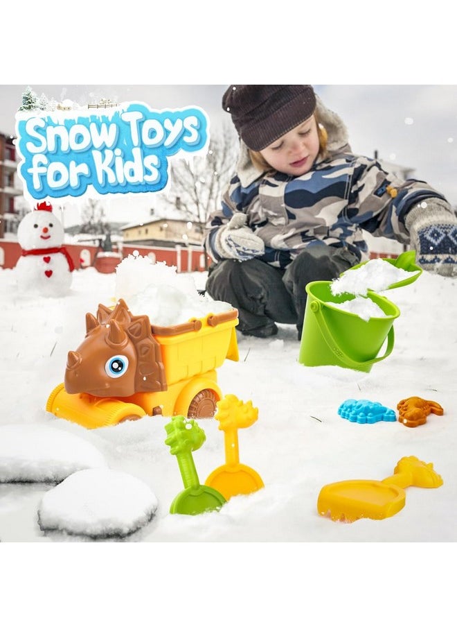 Mini Tudou - Beach Toys For Kids,Dinosaur Themed Sandbox Toys With Dino Water Wheel,Toddler Sand Toys With Dino Sand Molds,Sand Buckets,Shovels And Watering Can,Outdoor Toys With Mesh Bag For Kids Boys - Image 1