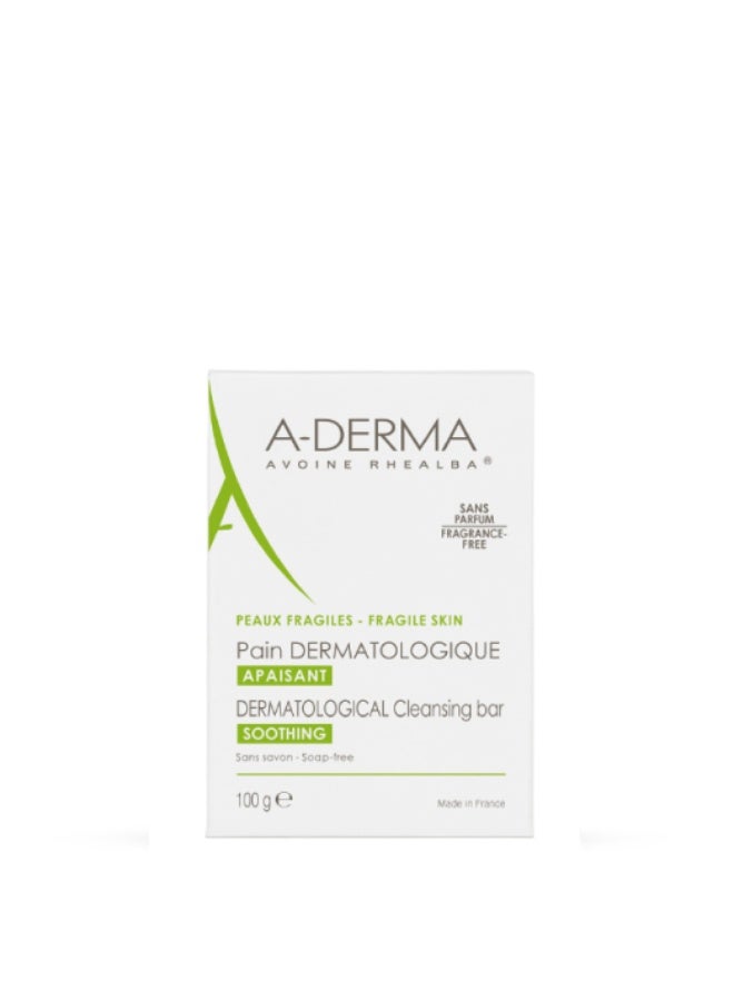 إيه-ديرما صابون الشوفان A-Derma للأمراض الجلدية 100 غرام - Image 1