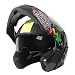 Cutey Motorcycle Full Face Helmet for UnisexAdults DOT Approved Motorbike Street Bike Racing Helmets SkullL - Image 2