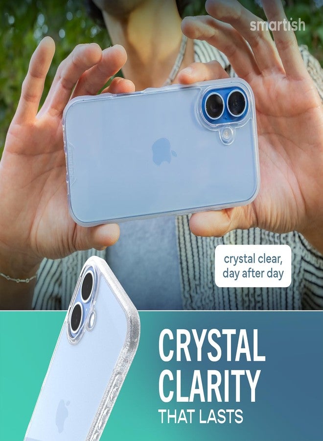 Smartish® iPhone 17 Clear Case - Gripmunk [Lightweight + Protective] Anti-Yellowing Slim Case - Drop Tested Ultra Thin Grip Cover for Apple iPhone 17 - Clearly Clear - Image 3