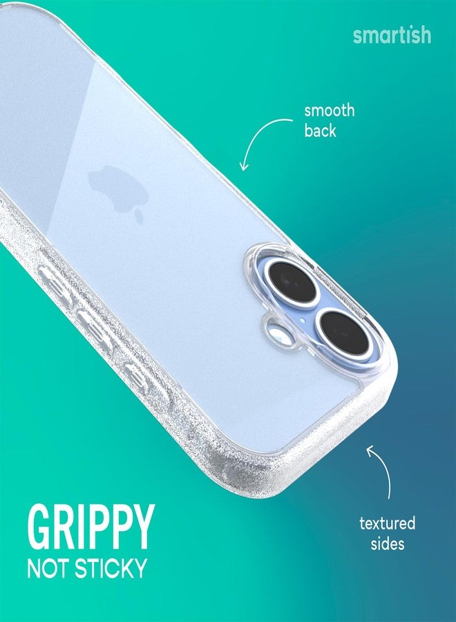 Smartish® iPhone 17 Clear Case - Gripmunk [Lightweight + Protective] Anti-Yellowing Slim Case - Drop Tested Ultra Thin Grip Cover for Apple iPhone 17 - Clearly Clear - Image 4