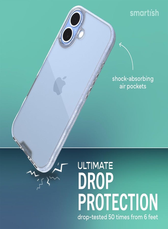 Smartish® iPhone 17 Clear Case - Gripmunk [Lightweight + Protective] Anti-Yellowing Slim Case - Drop Tested Ultra Thin Grip Cover for Apple iPhone 17 - Clearly Clear - Image 2