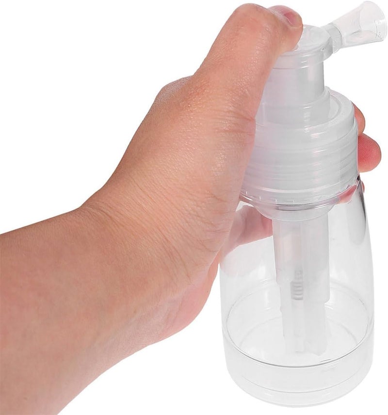Powder Spray Bottle 180ml Dry Shampoo Container Refillable Plastic Talc Applicator for Travel and Hair Salon Use - Image 3
