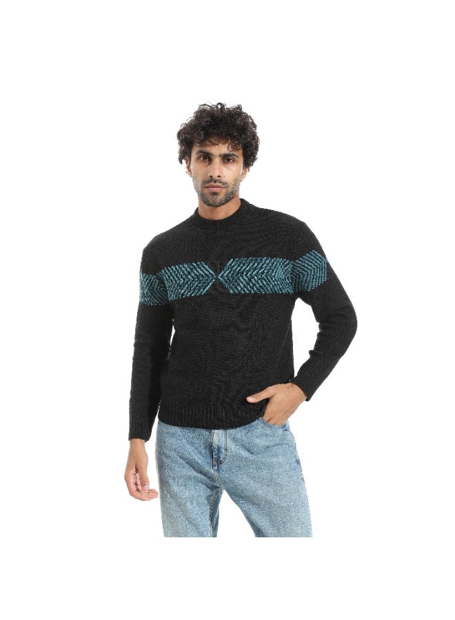 سيزار بلوفر صوف رجالي بتصميم علي الصدر - Image 1