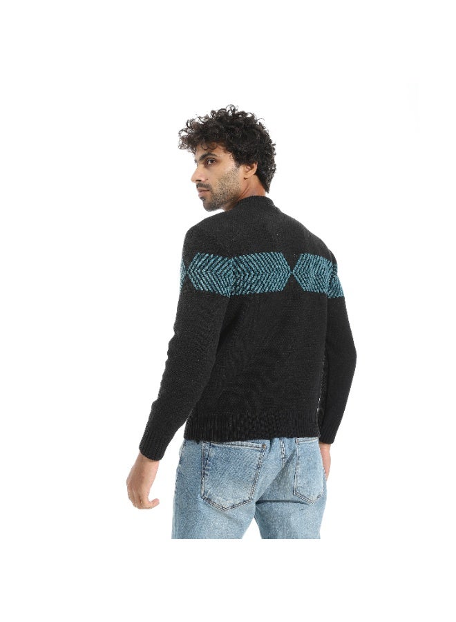 سيزار بلوفر صوف رجالي بتصميم علي الصدر - Image 3