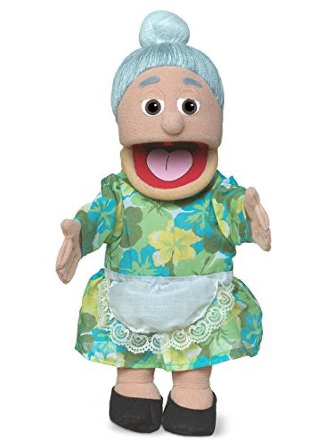 Silly Puppets 14" Granny, Hispanic Grandmother, Hand Puppet - Image 1