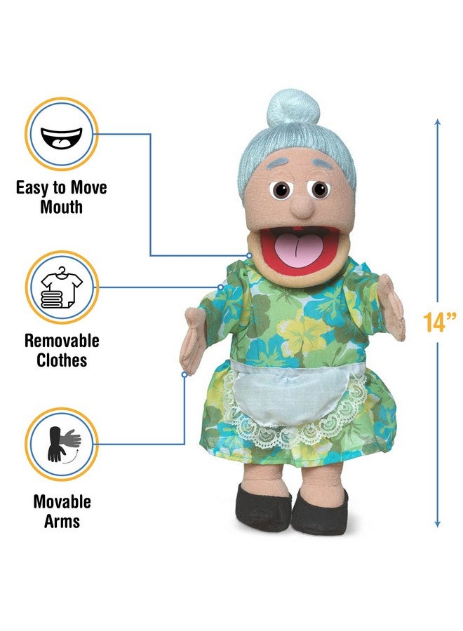 Silly Puppets 14" Granny, Hispanic Grandmother, Hand Puppet - Image 3