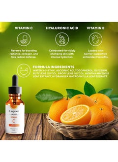 Lupure Vitamin C Serum for Face with Hyaluronic Acid Vit c serum with Vitamin E for Nutrition Vitamin c face serum for Firming and Hydrating Serum vitamin c for Anti Aging Skin Care Treatment Vit c se  - Image 2