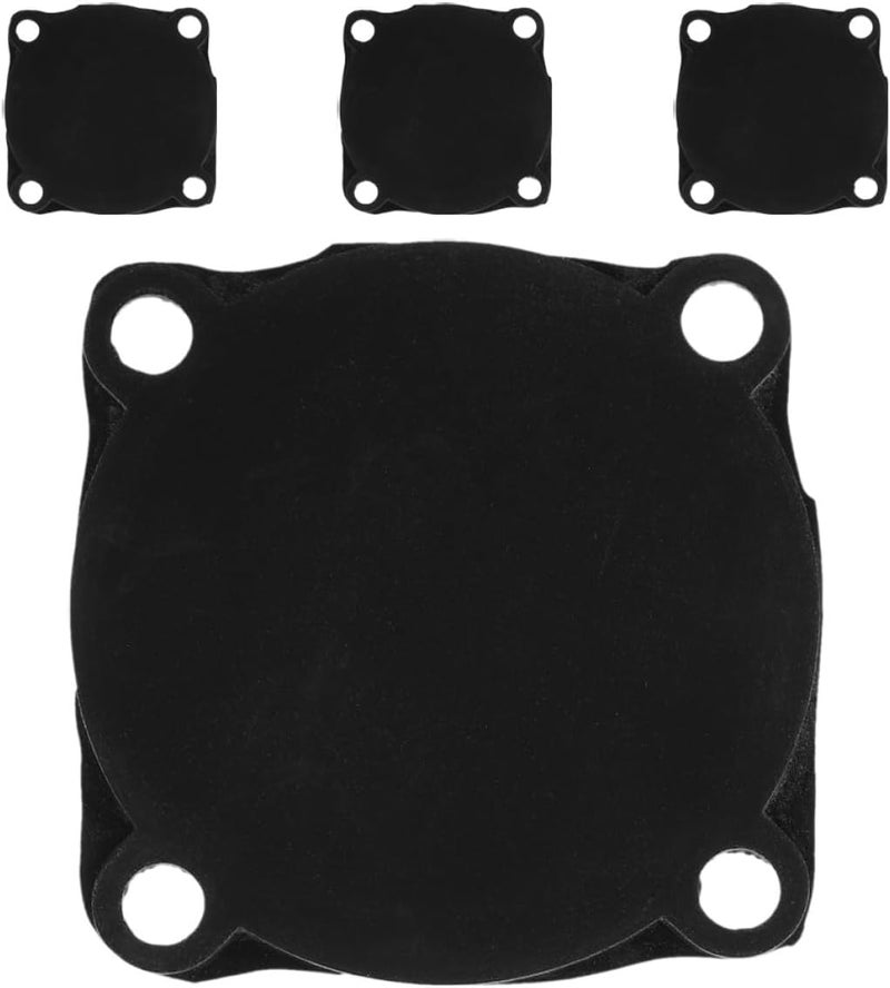 Garneck 4pcs Air Compressor Rubber Switch Pads Turtle Shape Automatic Pressure Control Gaskets Replacement for Air Compressor Maintenance - Image 1