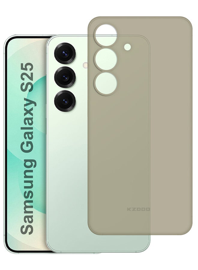 KZDOO حافظة لجهاز Galaxy S25 - حافظة Air Skin حماية كاملة من جميع الجوانب نحيفة للغاية بسماكة 0.3 مم ووزن 4 جرام - رمادي تيتانيوم - Image 1