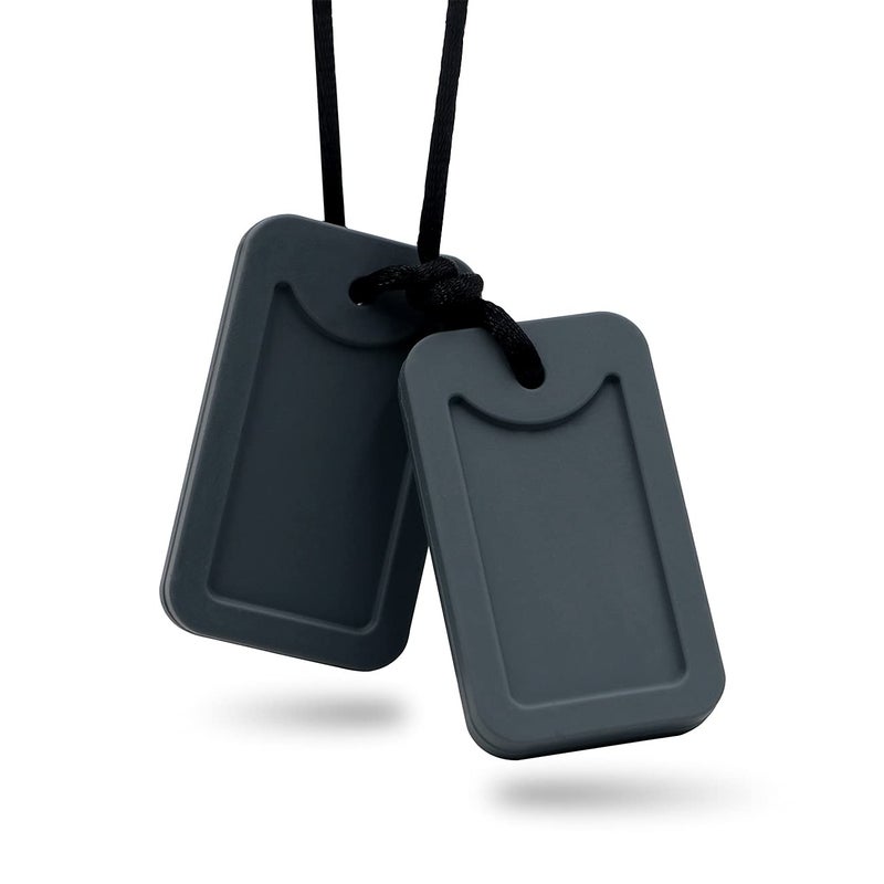 Sensory Chew Necklace for Kids Oral Motor Aids Chewy Necklace Sensory for Boys Girls with Autism ADHD SPD Needs Oral chew Toys for Sensory Made of Food Grade Silicone BPA Free