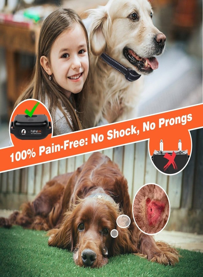 PaiPaitek No Shock Dog Training Collar with Remote 3300ft Range, Humane Vibrating Dog Collar, 3 Modes Ultrasonic, Beep, Vibration for Small Medium Large Dogs - Security Lock & No Prongs - Image 2