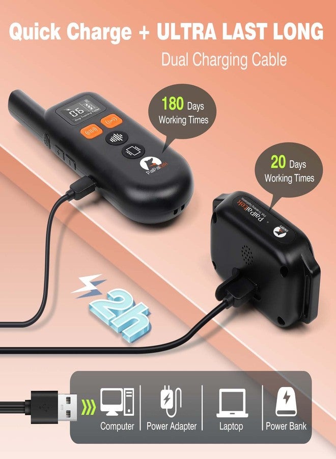 PaiPaitek No Shock Dog Training Collar with Remote 3300ft Range, Humane Vibrating Dog Collar, 3 Modes Ultrasonic, Beep, Vibration for Small Medium Large Dogs - Security Lock & No Prongs - Image 5