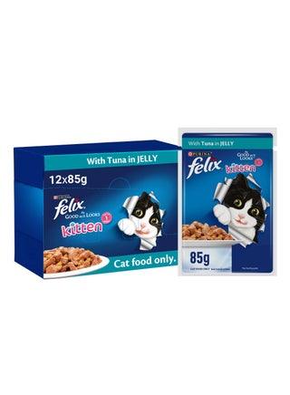 Felix As Good As It Looks Kitten With Tuna In Jelly