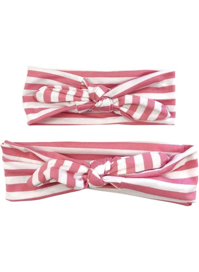 Wrapables - Wrapables® Mommy and Me Boho Headband Headwrap, Floral Fun - Image 1