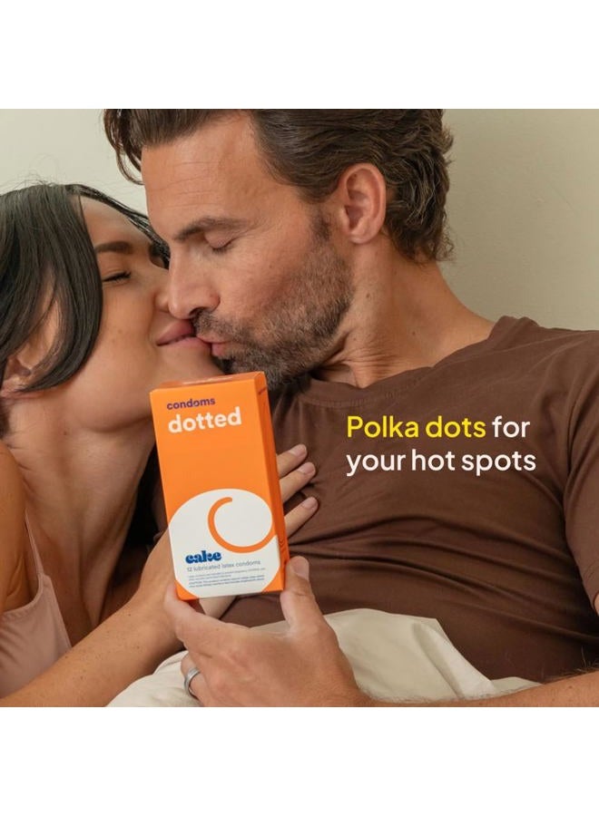 CAKE Hello Cake Dotted Condoms, Premium Silicone Lubricated Latex Condoms with Stimulating Studded Texture for Men, BPA Free, Fragrance-Free, Glycerin Free – 12 Count - Image 5