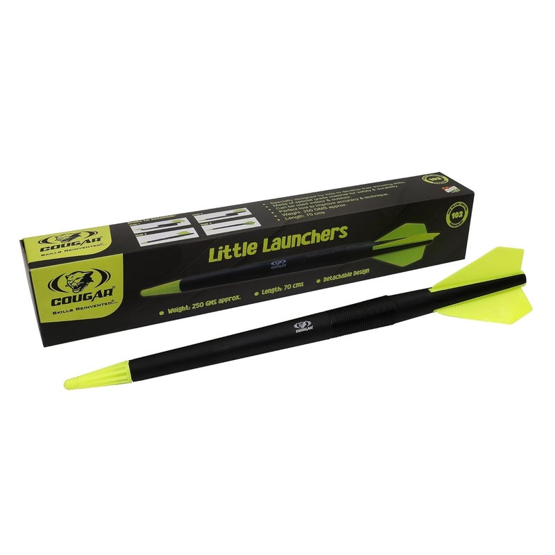 Cougar Soft Plastic Little Launcher Training Javelin - Ideal for Kids, Adults, and School Competitions, Outdoors 350 G, Lenght- 27 inch - Image 2