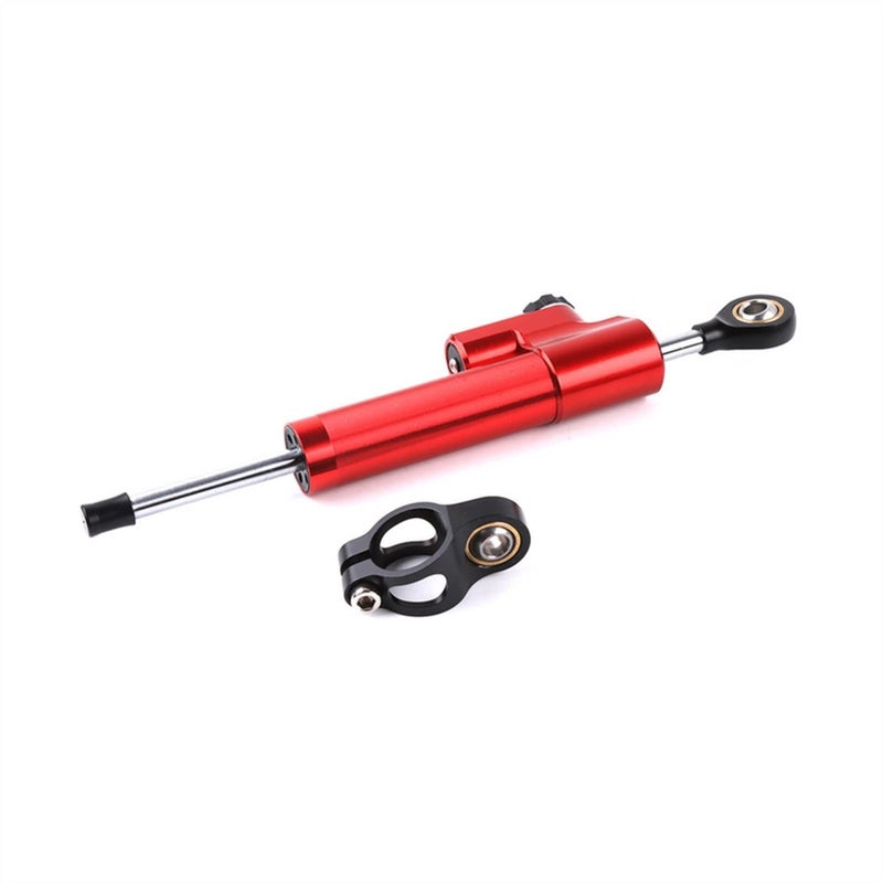 Motorcycle Handlebar Shock Absorber Steering Damper Stabilizer For Stability Color Bblack - Image 2