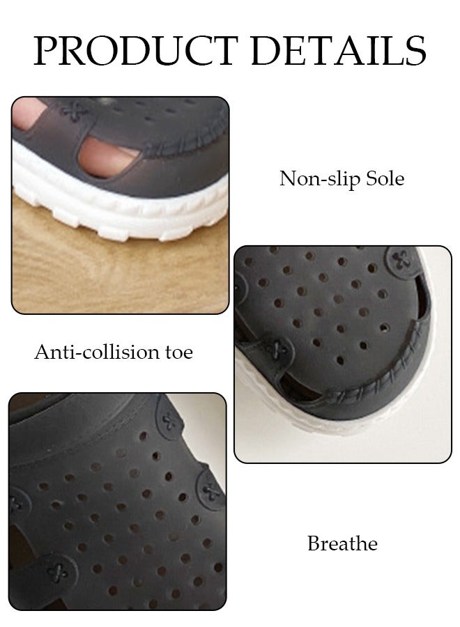 DUNISO Men's Beach Slipper Quick Drying Slide Sandal Non-slip Breathable Flat Slipper for Spa Bath Pool Gym House Sandals for Indoor & Outdoor  - Image 3
