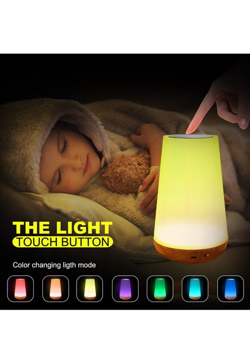 ULHYC Rechargeable LED Bedside Night Lamp Portable Nightlight for Bedroom Home Use Everyday Lighting - Image 3