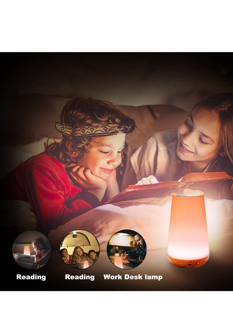 ULHYC Rechargeable LED Bedside Night Lamp Portable Nightlight for Bedroom Home Use Everyday Lighting - Image 5