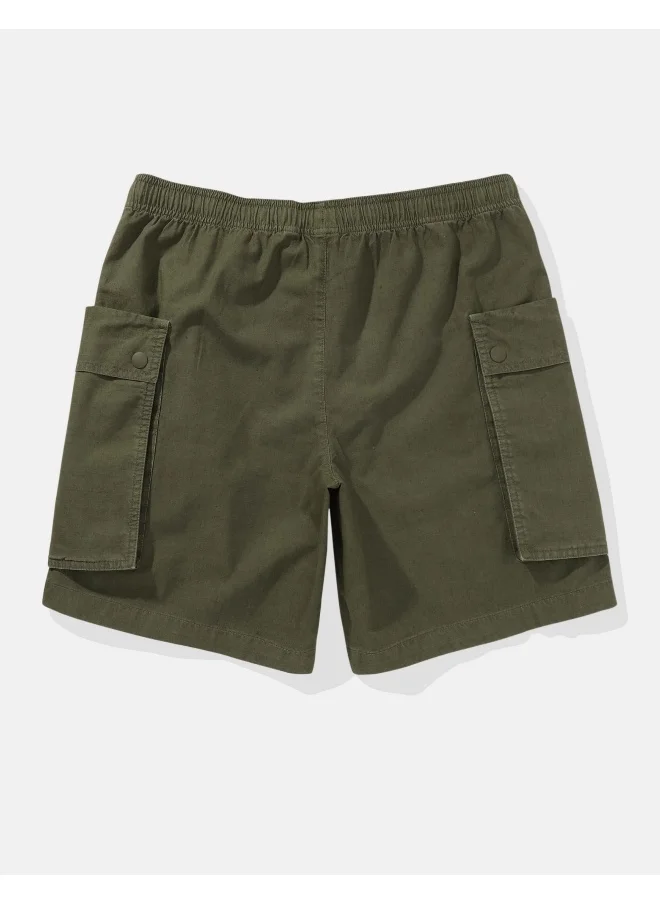 امريكان ايجل Linen Blend Cargo Shorts