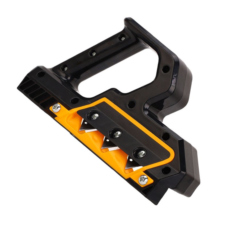 Drywall Cutter 60° Blade 10 Replacement Blades Fast Accurate Cutting - Thick ABS Construction Gypsum Board Planer for Woodworking Drywall Finishing and Multi-Material Shaping - Image 5