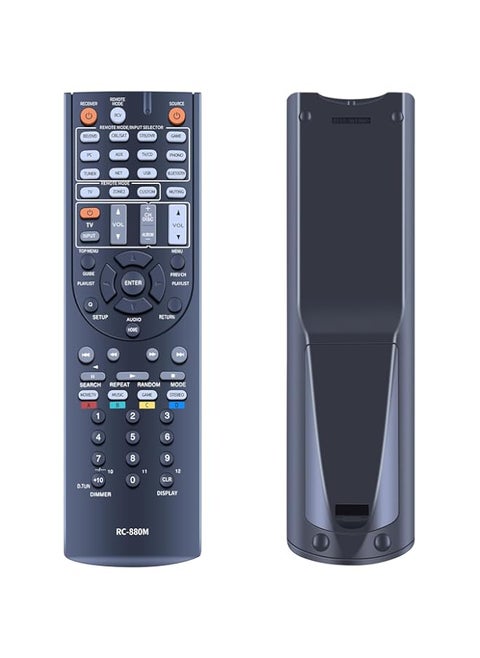 Replacement Remote Control Compatible for Onkyo RC 880M TX NR636 HT RC660 HT S7700 HT R693 TX NR838 TX NR737 Integra 24140881 RC 881M DTR 30.6 7.2 Channel Network A/V Receiver