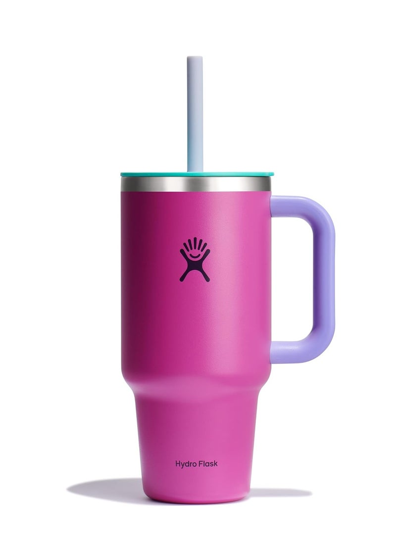 Hydro Flask Hydro Flask 32oz (946ml) All Round Travel Tumbler with Handle, Lid & Straw - Holiday Punch  - Image 1