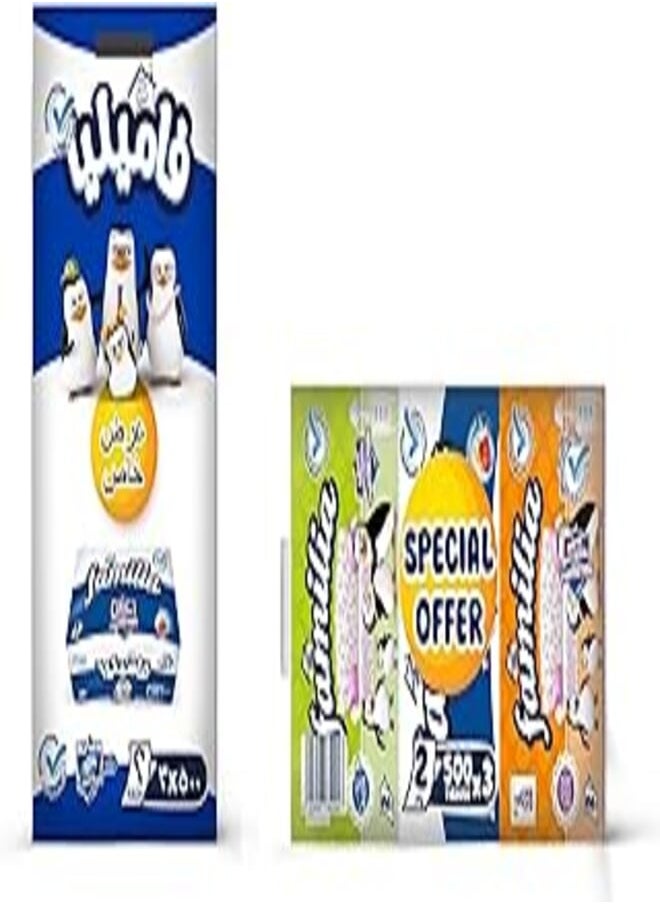Familia Familia Facial Tissue - PE MultiPack - 2 Ply - 500 X 3 