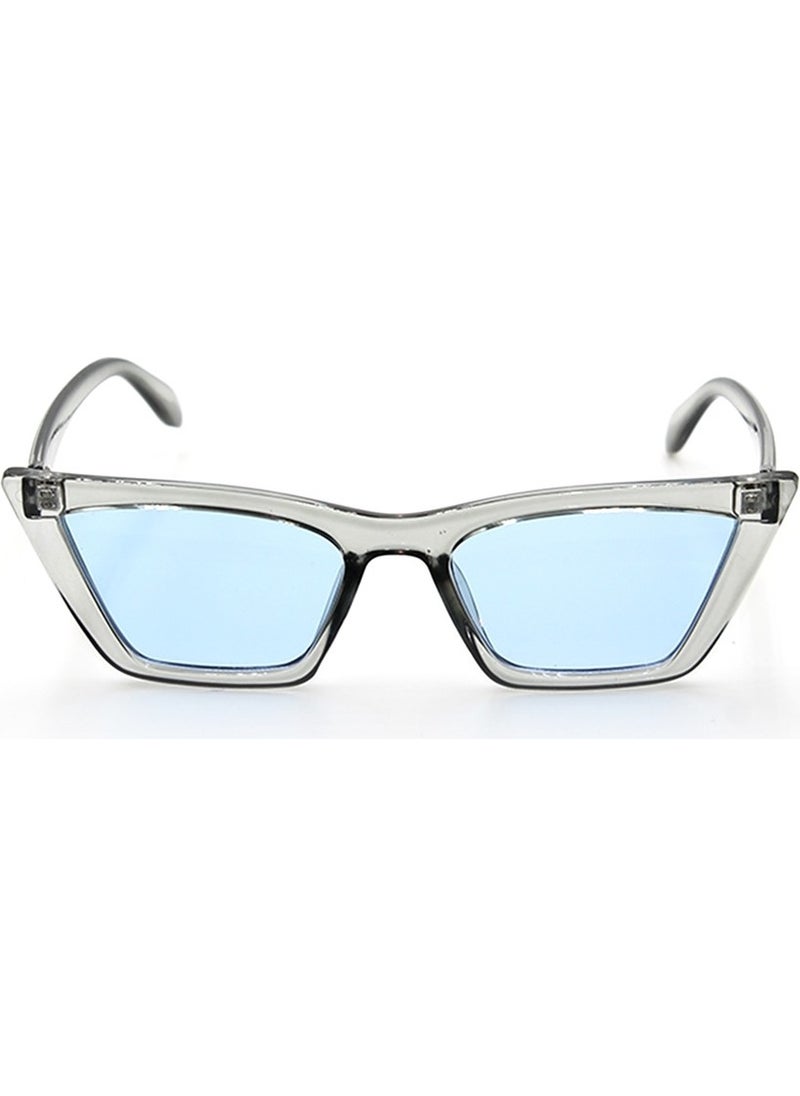 Silvio Monetti Women's Blue Cat Eye UV400 Sunglasses - 3SM8020AR006  - Image 2
