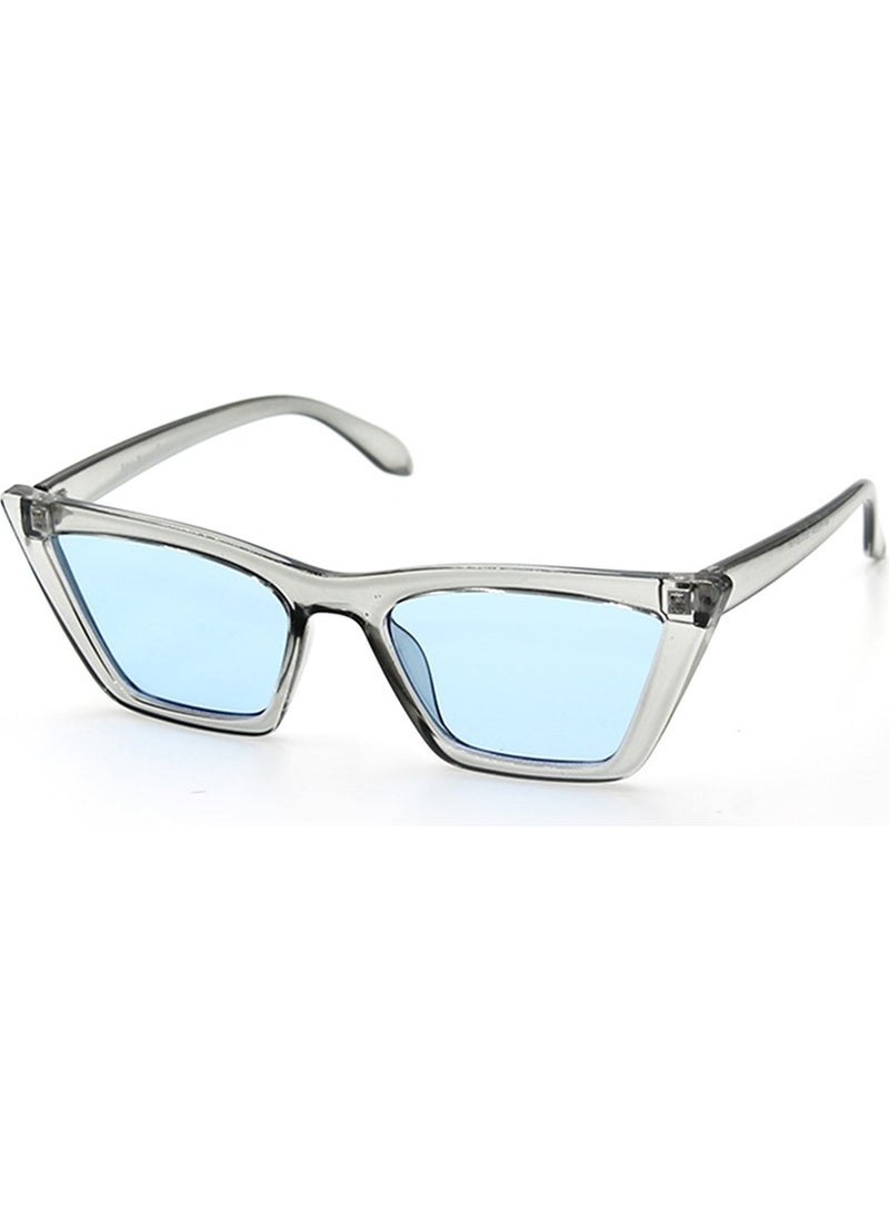 Silvio Monetti Women's Blue Cat Eye UV400 Sunglasses - 3SM8020AR006  - Image 1