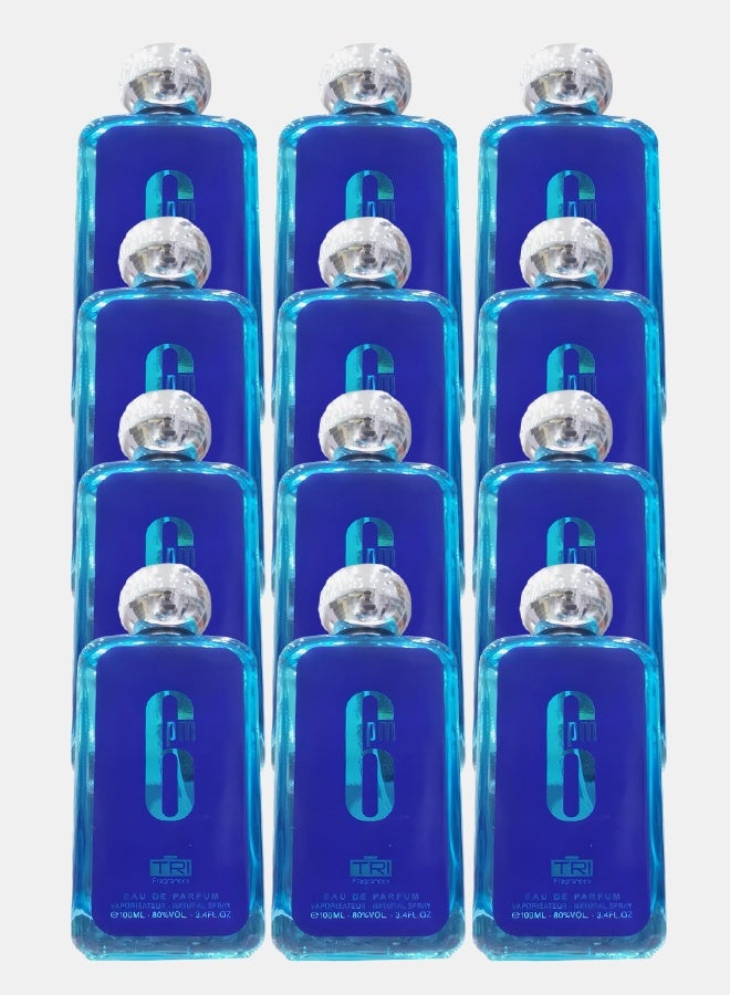 تي أر آي 12 قطع عطر 6 بي ام للرجال 100 مل - Image 1