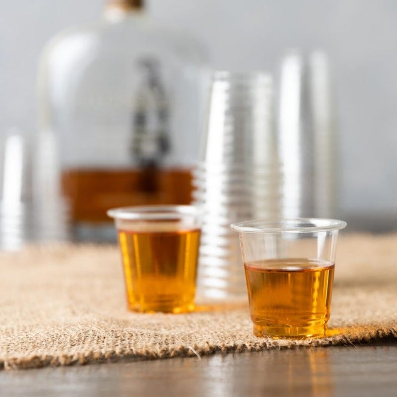 Blue Sky 2 Oz Clear PET Cups - 40 Count  Durable Plastic Shot Cups for Parties and Events - Image 1