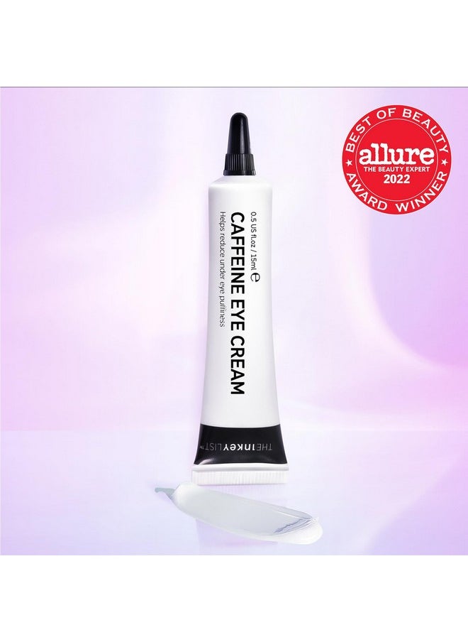 The Inkey List The INKEY List Caffeine Eye Cream, Reduce Eye Puffiness and Dark Circle, Blur Fine Lines, 0.5 fl oz  - Image 2