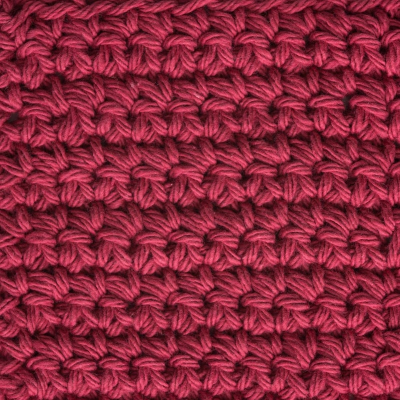 LILY Sugar 'N Cream 100% Cotton Yarn in Country Red - 70.9g - Image 3
