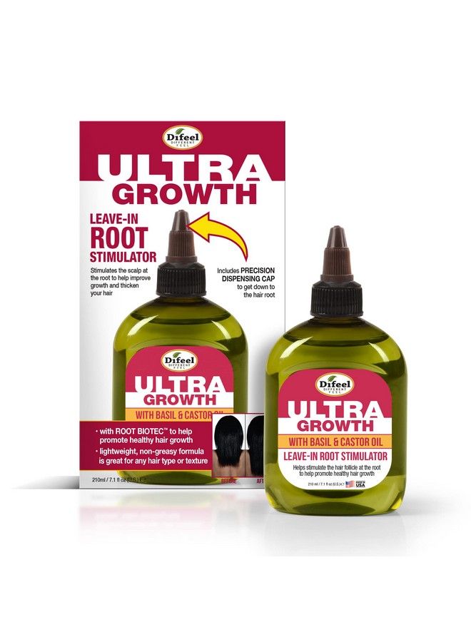 difeel Ultra Hair Growth Oil Infused With Basil And Castor Oil 7.1 Ounce  - Image 1