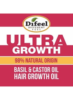 difeel Ultra Hair Growth Oil Infused With Basil And Castor Oil 7.1 Ounce  - Image 4