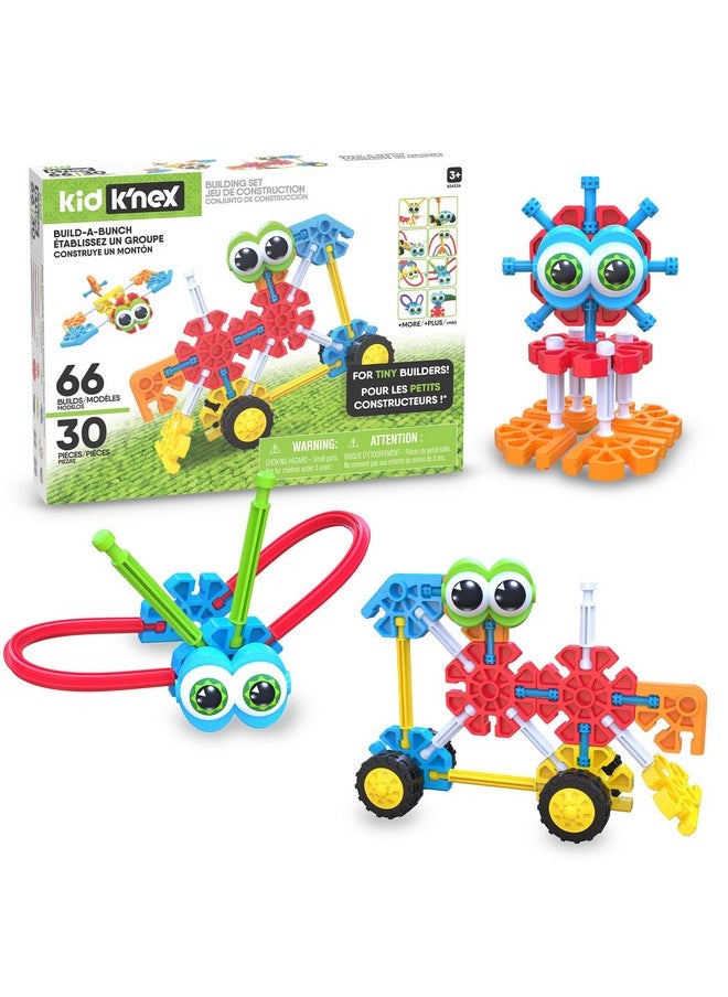K'NEX KID K'NEX - Build A Bunch Set ‚ 66 Pieces, Preschool STEM Building, Kid Construction Set, Creative Play‚ Ages 3+  - Image 1