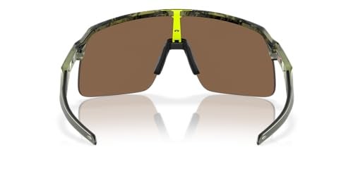 OAKLEY نظارات شمسية مستطيلة للرجال من أوكلي OO9463 سوترو لايت، لون أخضر شفاف غير لامع/برونز بريزم، 39 مم - Image 4