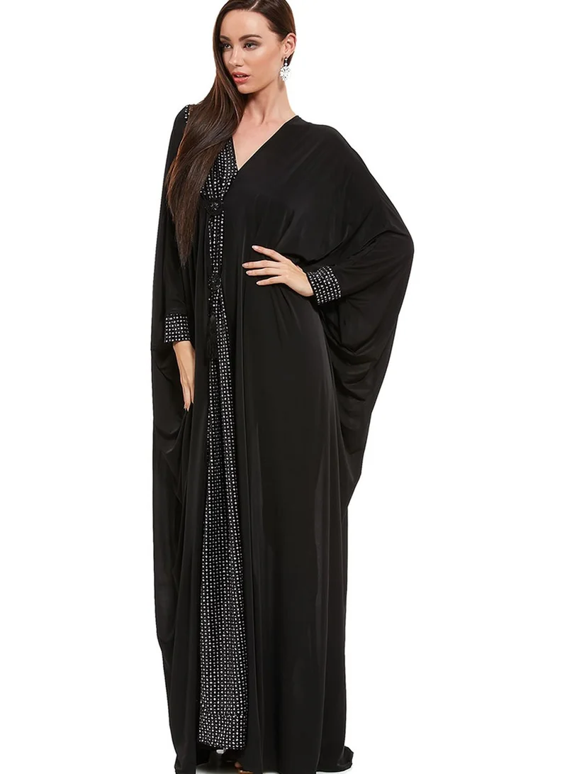 hayas closet Embelished Abaya
