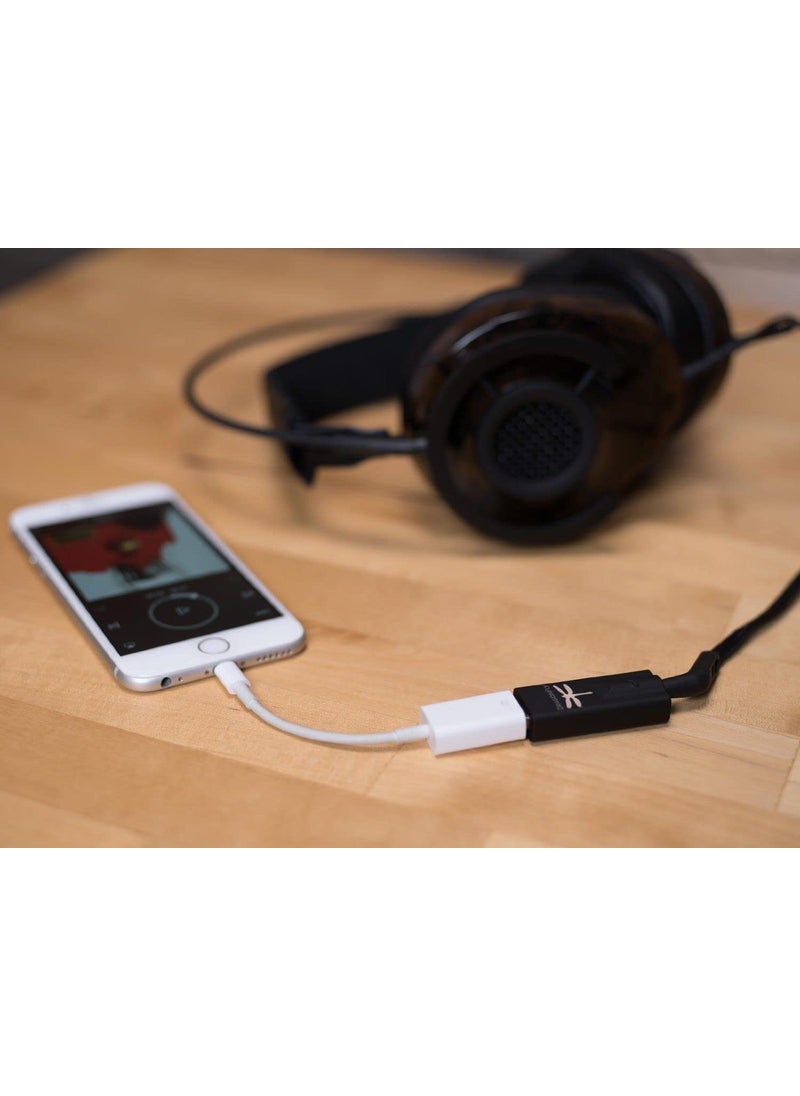 AudioQuest AudioQuest DragonFly Black v1.5 Plug-in USB DAC + Preamp + Headphone Amp  - Image 2
