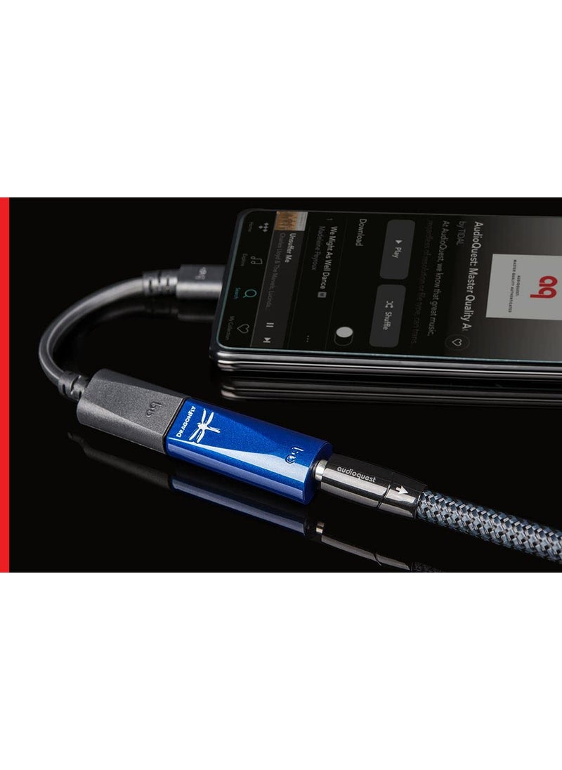 AudioQuest AudioQuest DragonFly Black v1.5 Plug-in USB DAC + Preamp + Headphone Amp  - Image 3